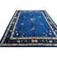 Antique Peking Chinese Floral Hooked Rug