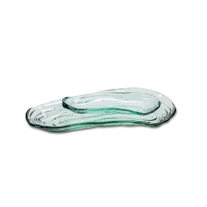 Plateau de coquillages huître, H 0,5 po x l 4,5 po x L 13 po