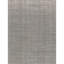 Hand Knotted Striped Area Rug in Brown/Black-2064340249