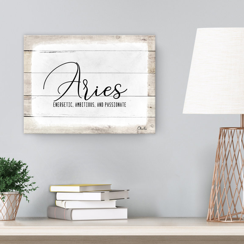 " Aries " by Olivia Rose, 12" H x 16" W x 1.5" D