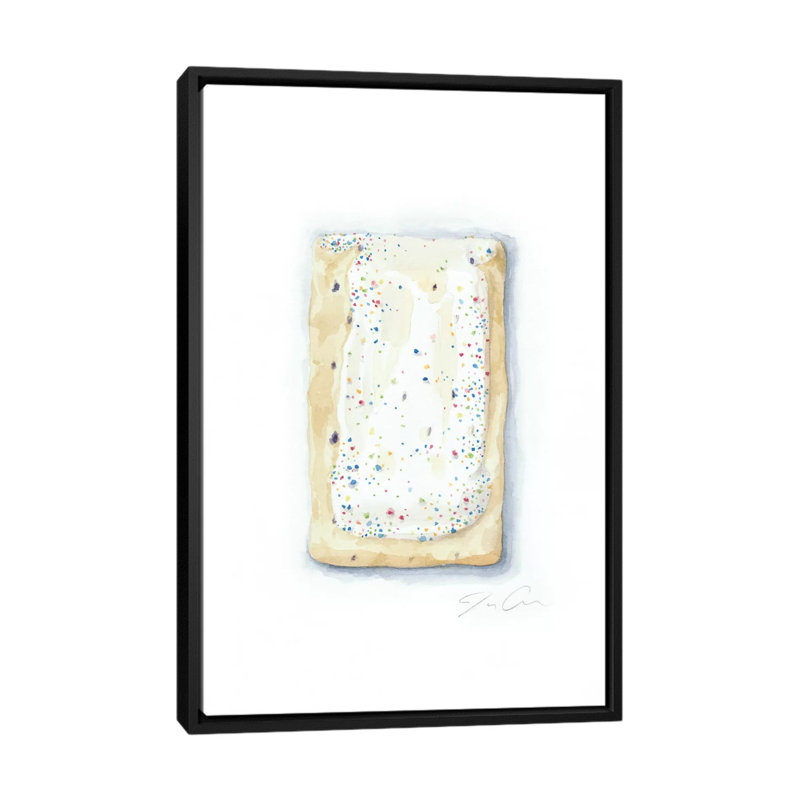 Ziane Food & Beverage, Black Framed Canvas, 60" H x 40" W x 1.5" D
