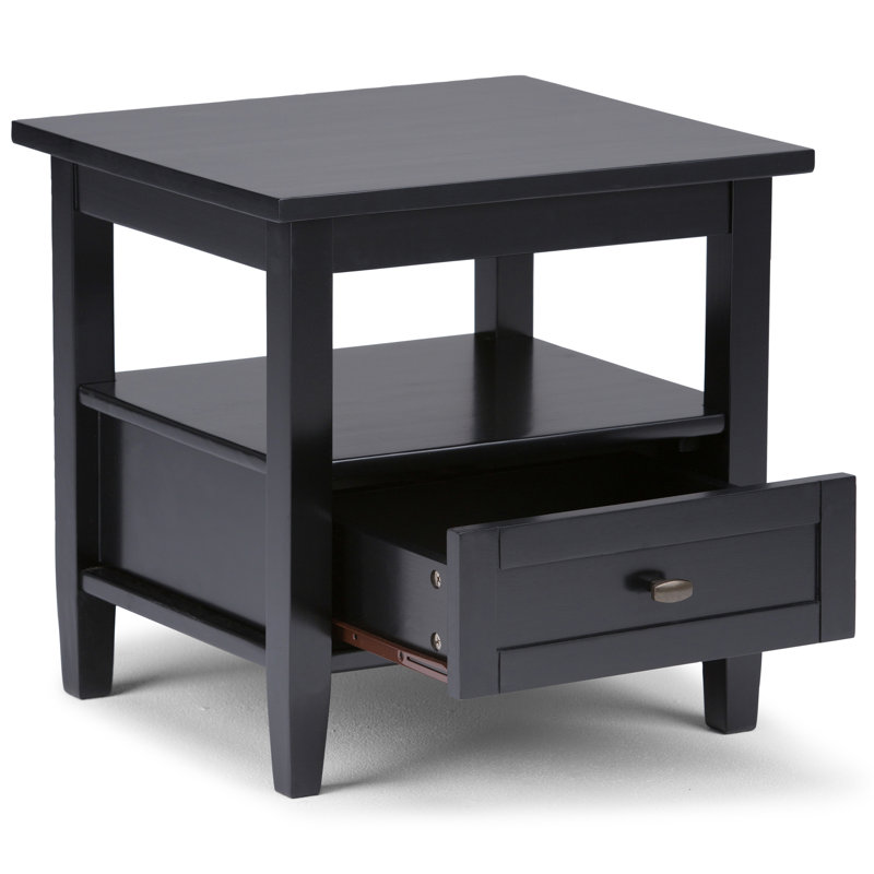Warm Shaker - Table de bout - Noir, Noir