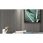 Panneau mural en bois 94,5 po x 5,75 po Shiplap - Revêtement acoustique 3D de haute qualité avec embout, placage lisse et installation facile pour la décoration intérieure-72237099