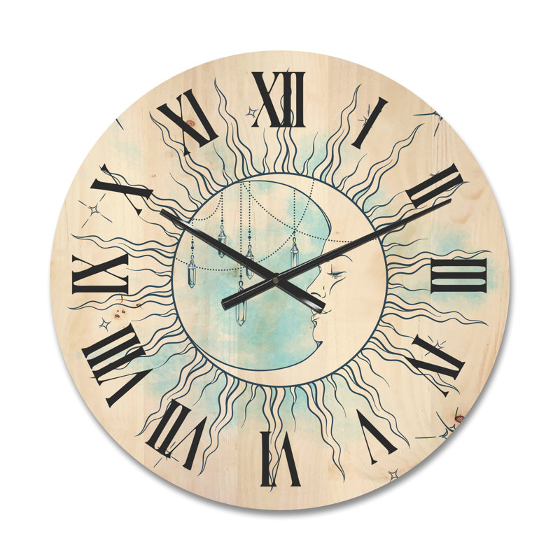 Horloge murale Crescent Moon, Moyen
