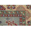 Light Blue Geometric Kazak Oriental Rug 5x7