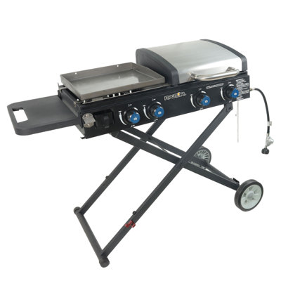 Barbecue portatif au propane liquide à 4 brûleurs Razor Griddle