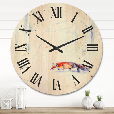 Horloge murale Fox