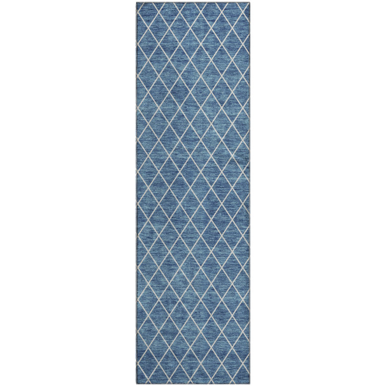 Premium Machine Washable Prisco Denim Rug