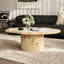 Faux Marble Top Coffee Table