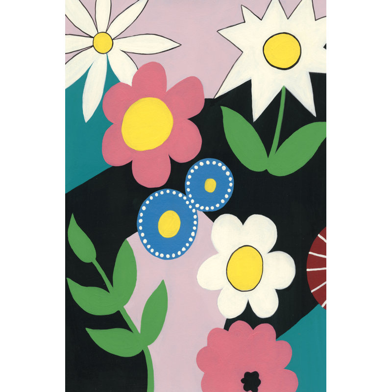 Vivid Blossoms II by Regina Moore - Wrapped Canvas Painting, 122cm H x 81cm W 