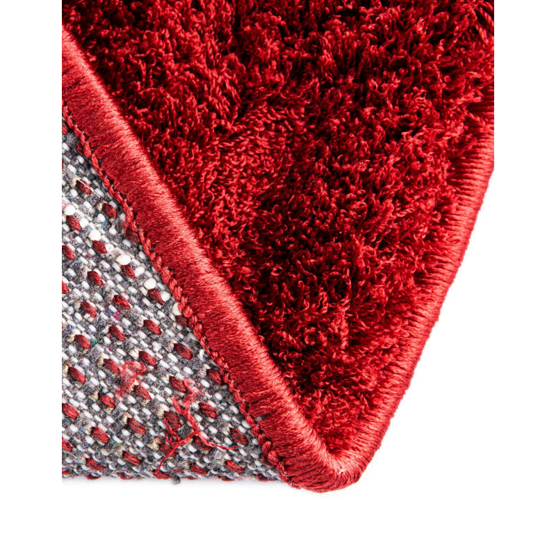 Tapis rouge sang Baynes, Rond 5 pi 3 po, Red