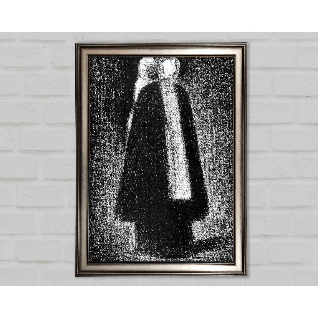 Gerahmtes Leinwandbild Seurat Nurse