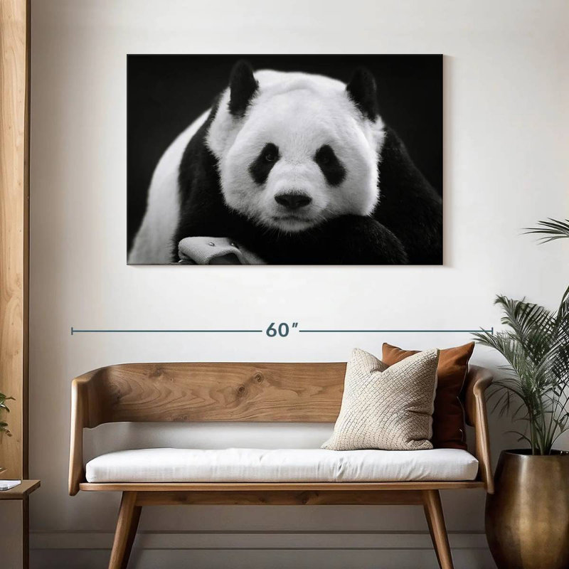 Brampt Serious Panda, 30" H x 45" W