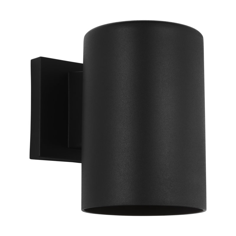 Outdoor Cylinders One Light Wall Lantern, 7.25" H x 5" W x 7.75" D