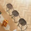 Ensemble de siège de selle en bois massif avec repose-pieds Alazia-412286917-412286968-412286971
