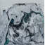 'Malachite Flows' - Painting Print on Wood