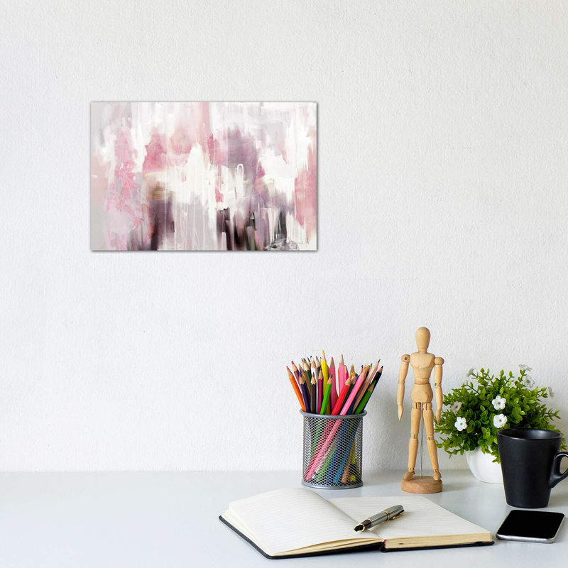 «Blush» par Dan Hobday - reproduction d'art, H 8 po x l 12 po x P 0,75 po, Toile tendue