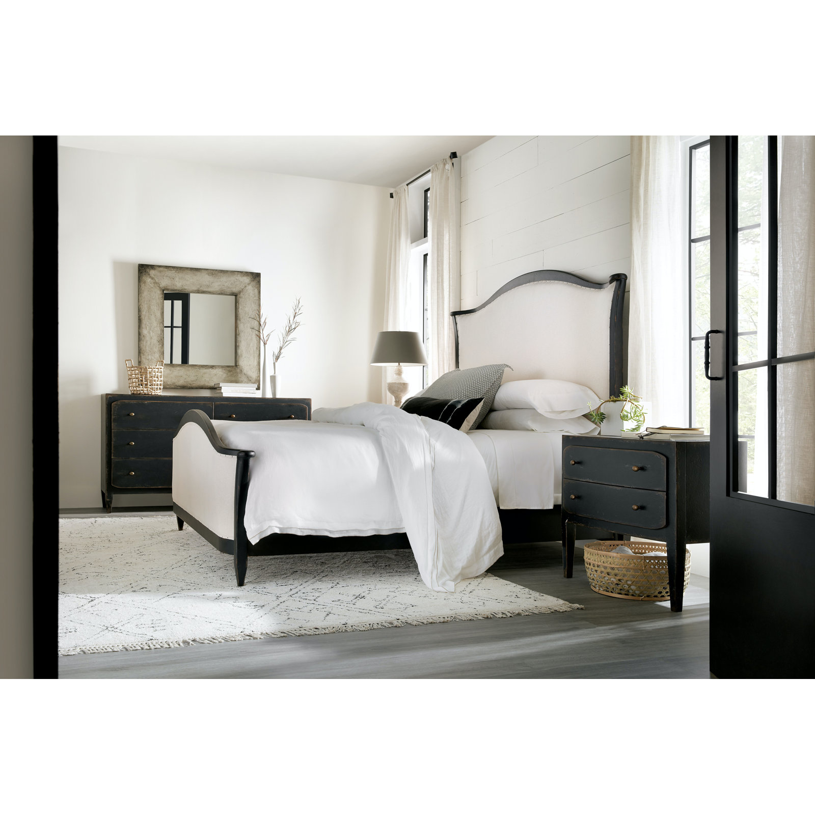 Chamberlain 2 - Drawer Nightstand, Black