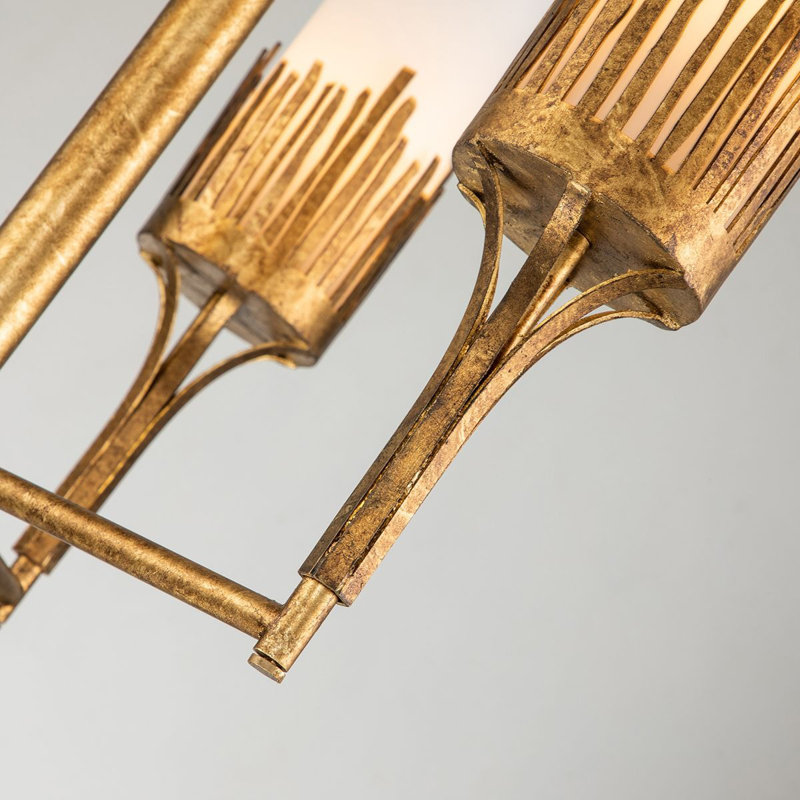 Sawgrass 3 - Light Unique Classic Chandelier, Gold Leaf