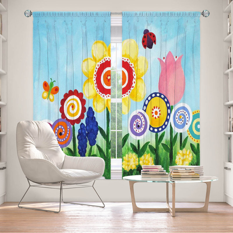 Paire de rideaux obscurcissant en polyester Farsiris, L 40 po x L 82 po