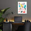 «Atomic Ranch No. 1» par Jan Weiss, art mural en verre acrylique