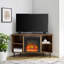 Alcova Unfinished TV Stand for TVs up to 55" with Fireplace Included-1804104976