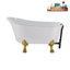 1300.5mm x 650.2mm Soaking Acrylic Bathtub-1679196279-1679196286