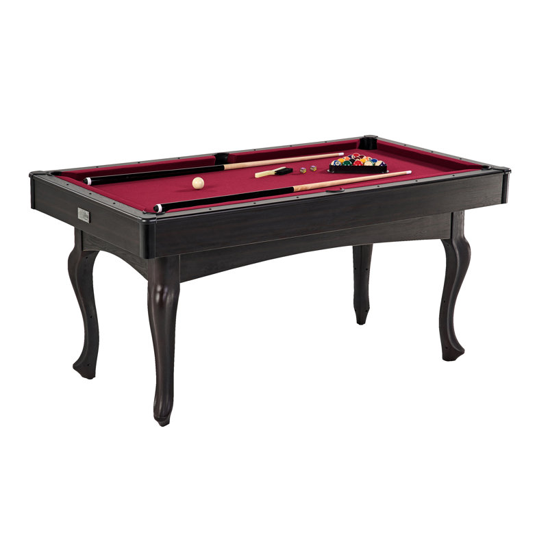Ensemble de table de billard Charleston 66 "avec boules et queues de billard Barrington