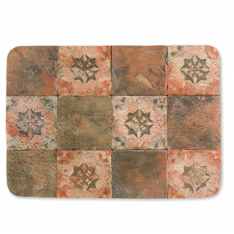 Tapis de bain en microfibre / microsuède Chura, L 17 po x L 24 po
