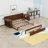Multifunctional Daybed with Drawers and Desk,Shelves-423747371-423747370