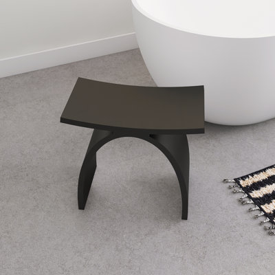 Solid Surface Shower Bench Stool In
