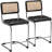 Burlinson 24" H Low Back Upholstered Counter Stool (Set of 2)-1357280176
