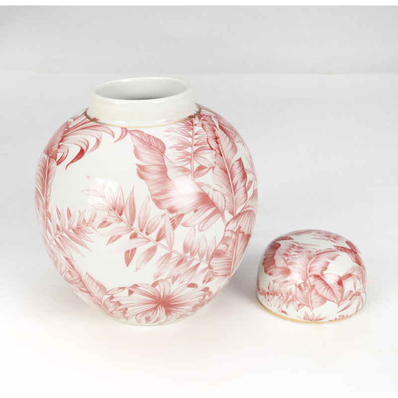 Urnes et pots en porcelaine Murtaz, Rose
