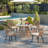 Outdoor Round 4 - Person 43.3" Long Dining Set With Cushions