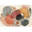 Murale de plumes de paon Art Nouveau-662953832-662953842