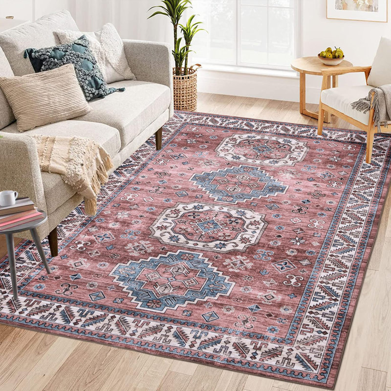 Rectangle Abstract Washable Area Rug, Rectangle 120 x 170 cm