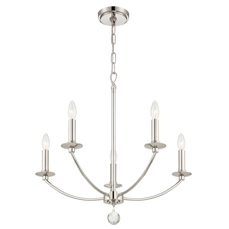 Lustre classique à 5 lumières de style bougie Kahmar