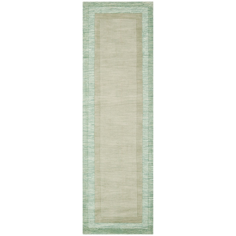Frederica Hand Loomed Wool Geometric Rug, Runner 2'3" x 6'