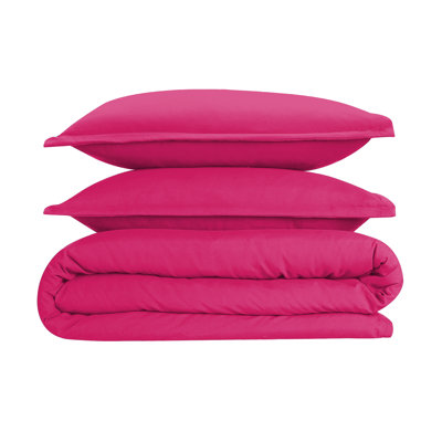 Super Soft Microfibre Reversible Plain Duvet Cover Set