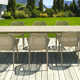 Farrah 39.37'' Rectangular 8 - Person Outdoor Dining Set