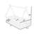 Twin Wooden Floor Bed With Teepee Design And Slats-117046657