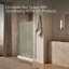 Revel 48'' x 70'' Pivot Shower Door with CleanCoat® Technology-653027839-571649375