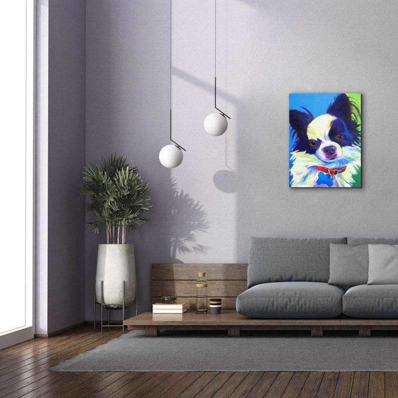 "Chihuahua - Esso Gomez" par Dawg Painter, H 34 po x l 26 po x P 1,5 po