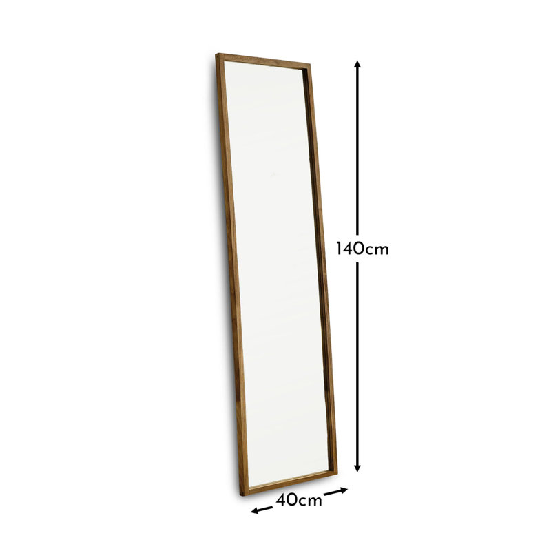 Lanare Solid Wood Rectangle Mirror