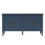 Buffet bleu 58,9 "- Buffet rétro avec tablettes réglables