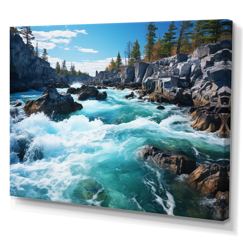Canada Dancing Rapids II, H 30 po x l 40 po x P 1,5 po