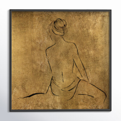 Maia "Golden Bather II" Print by Sally Swatland