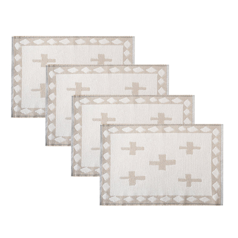 Alok Cotton No Pattern Rectangle Placemat