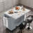 Kitchen Island Cart with Drop Leaf & Drawers,Kitchen Island with Storage Cabinet on Wheels, Spice Rack, Towel Rack, Rolling Kitchen Island Table Breakfast Bar for Kitchen-420137905