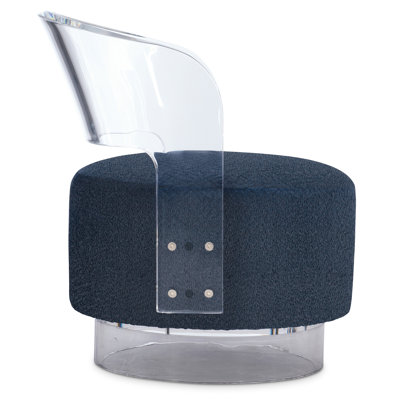 Angelina Swivel Curved Chair